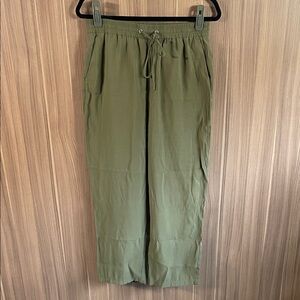 Mango Olive Green Pants